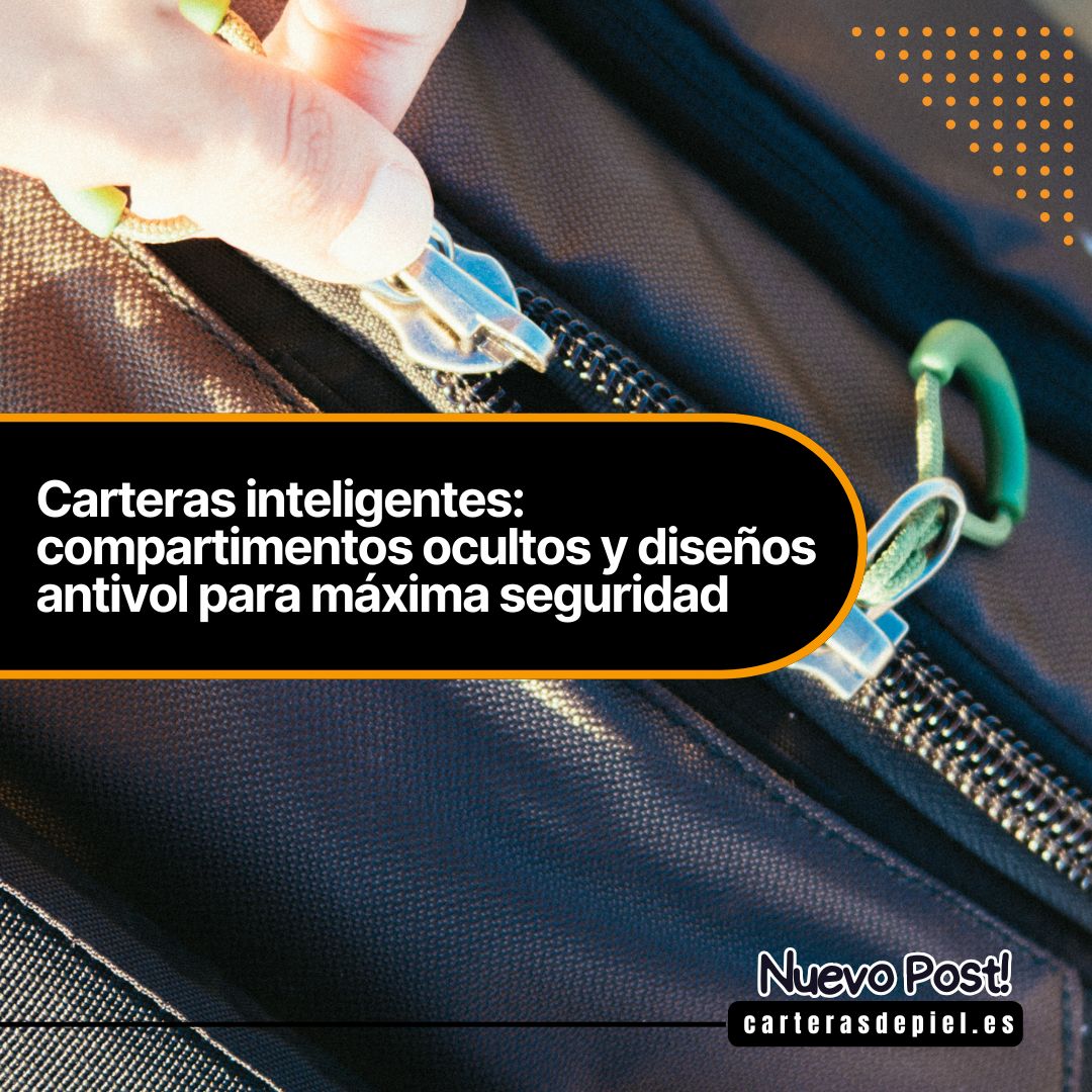 Tipos de cierres en tu cartera de piel